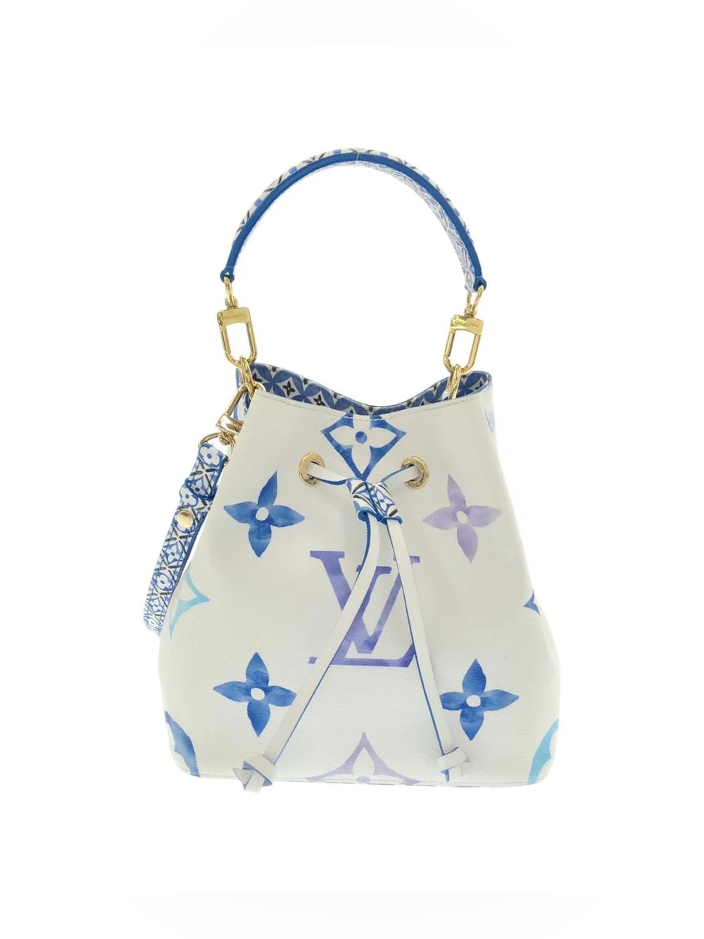 Louis Vuitton NeoNoe BB By The Pool Blue Monogram Giant Bucket Bag M45709